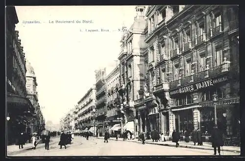 AK Brüssel / Bruxelles, Le Boulevard du Nord