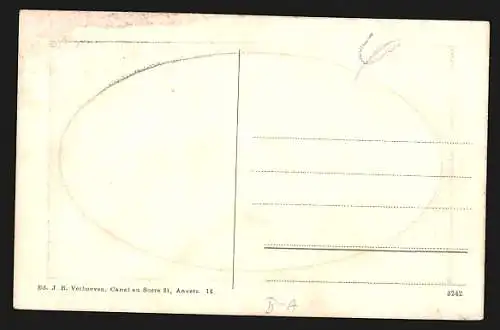 Passepartout-AK Anvers, Brabo et Maisons Anciennes