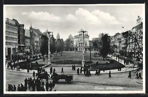 AK Posen, Am Wilhelmsplatz