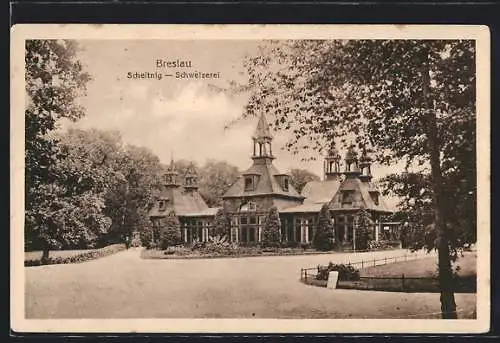 AK Breslau, Scheitnig-Schweizerei