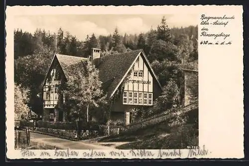 AK Ober-Seidorf im Riesengebirge, Bergmannbaude