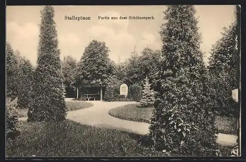 AK Stallupönen, Partie aus dem Schützenpark