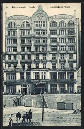 AK Blankenberghe, Hotels Continental et Palace