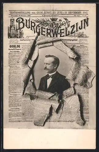 AK Brüssel / Bruxelles, Tentoonstelling van Oude Kunst 1902, Burgerwelzijn