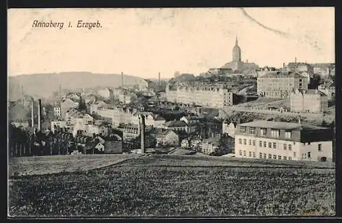 AK Annaberg i. Erzgeb., Teilansicht
