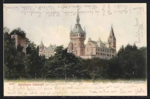 AK Tägerwilen, Blick zum Schloss Castell