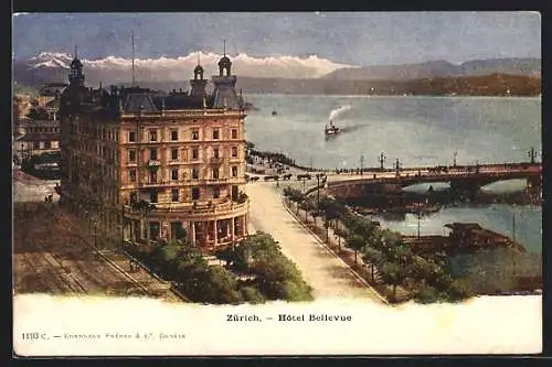 AK Zürich, Hotel Bellevue