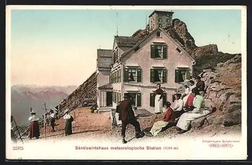 AK Säntis, Säntiswirtschaft meteorologische Station