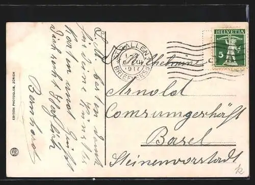 AK St. Gallen, Sicht über den Ort