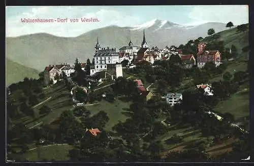 AK Walzenhausen, Dorfansicht von Westen