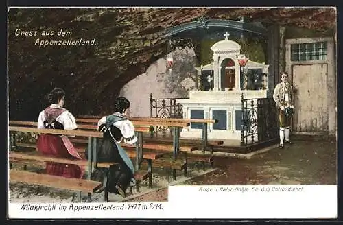 AK Appenzell, Gottesdienst im Wildkirchli