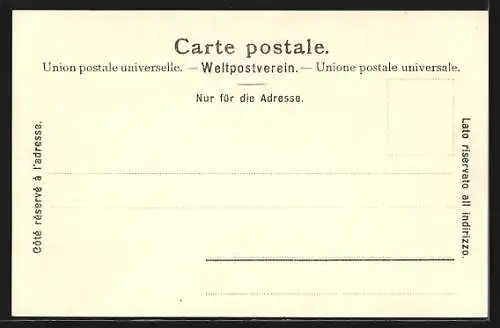 AK Genève, Rue de la Cité avec la Fontaine de l`Escalade