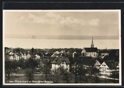 AK Mörschwil, Teilansicht mit Blick auf den Bodensee