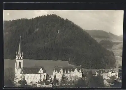 AK Dussnang, Kur- und Wasserheilanstalt und Haushaltungsschule mit Kirche
