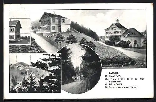 AK Zürich, Tabor, Fahrstrasse zum Tabor