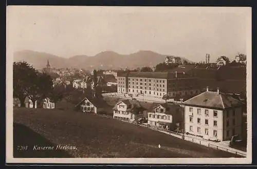 AK Herisau, Blick auf die Kaserne