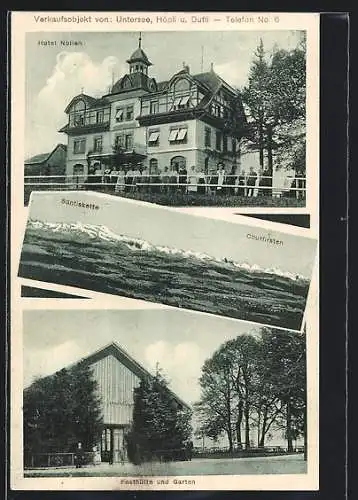 AK Nollen, Hotel Nollen mit Personal, Säntiskette, Churfürsten