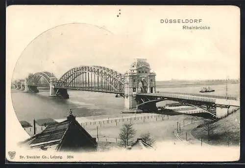 AK Düsseldorf, Rheinbrücke