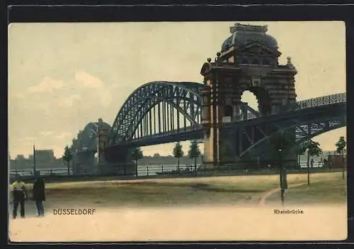 AK Düsseldorf, Rheinbrücke