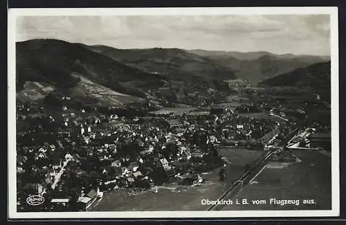 AK Oberkirch i. B., Teilansicht mit Kirche