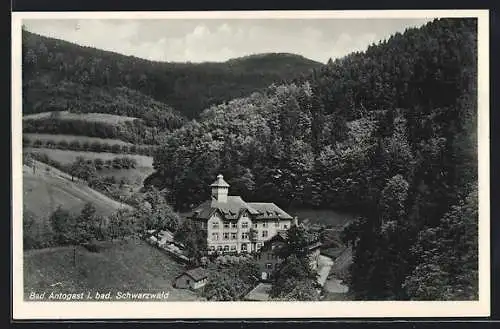 AK Bad Antogast i. bad. Schwarzwald, Erholungsheim der Landesversicherungsanstalt Baden