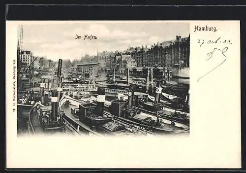 AK Hamburg-Harburg, Im Hafen