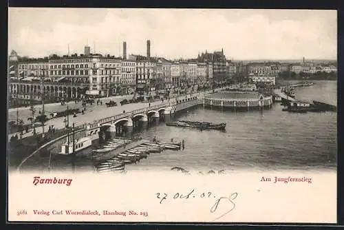 AK Hamburg-Neustadt, Am Jungfernstieg