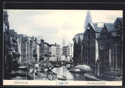 AK Alt-Hamburg, Deichstrassenfleet