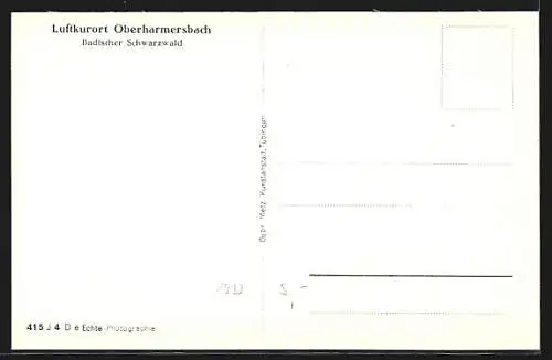 AK Oberharmersbach /Badischer Schwarzwald, Hinteres Harmersbachtal