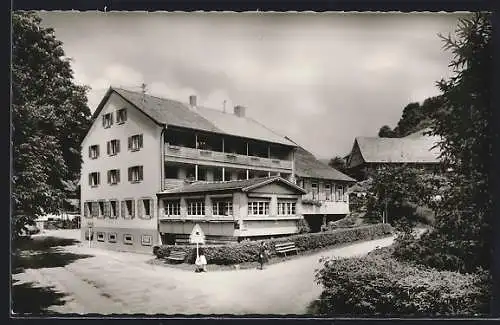 AK Oberharmersbach-Riersbach /Schwarzw., Gasthaus-Pension Sonne