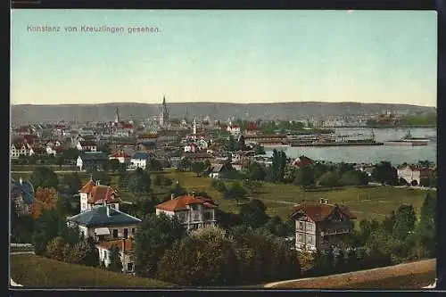 AK Konstanz, Ortsansicht von Kreuzlingen aus