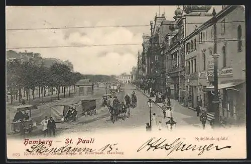 AK Hamburg-St. Pauli, Spielbudenplatz