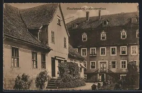 AK Neudietendorf /Th., Am Schwesternhaus