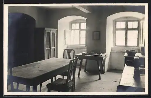 AK Neudietendorf, Zinzendorfhaus, Innenansicht