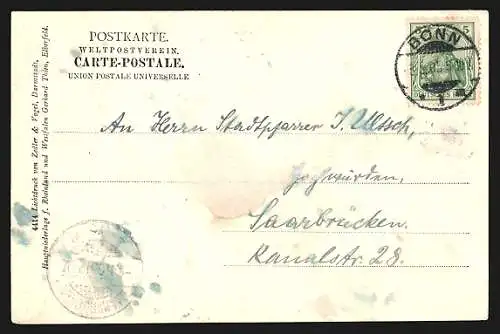 AK Bonn, Neutor mit Geschäft und Münster