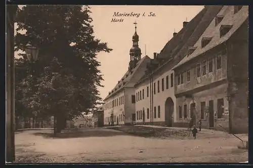 AK Marienberg i. Sa., Markt