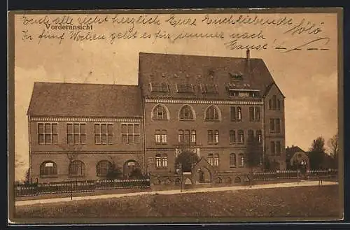 AK Eschweiler, Kloster U. l. Frau v. g. Rat, Lyzeum, höhere Handelsschule, Gewerbeschule, Pensionat, Vorderansicht