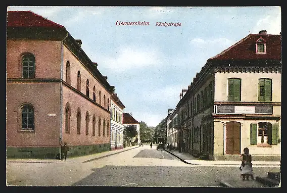 AK Germersheim, Partie in der Königstrasse