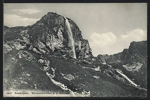 AK Sustenpasss, Weissenbachfall an der Steinalp