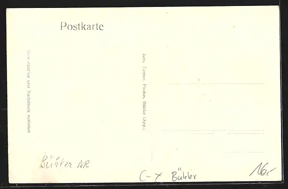 AK Bühler, Gebäude mit Wiese