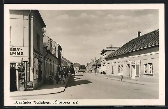 AK Kostelec n. Labem, Zizkova ul.