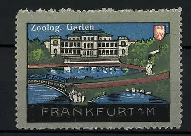 Reklamemarke Frankfurt a. M., Zoologischer Garten, Wappen