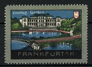 Reklamemarke Frankfurt a. M., Zoologischer Garten, Wappen