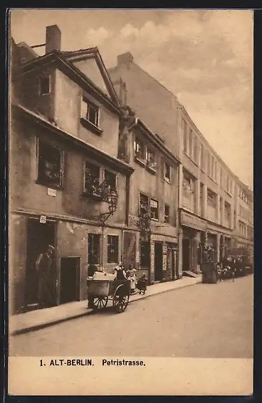 AK Berlin, Blick in die Petristrasse