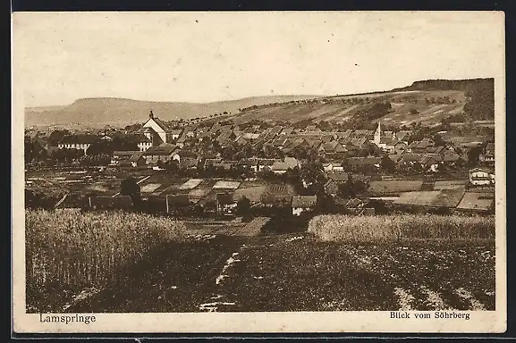 AK Lamspringe, Blick vom Söhrberg