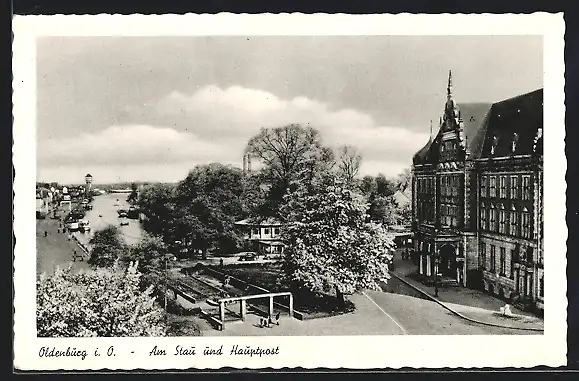 AK Oldenburg i. O., Am Stau und Hauptpost