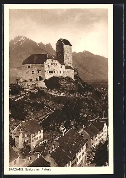 AK Sargans, Schloss mit Falknis