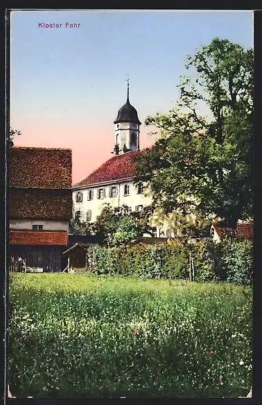 AK Fahr, Ansicht vom Kloster