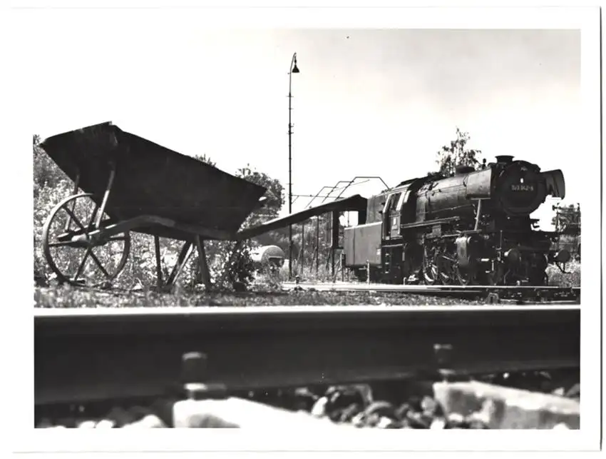 Fotografie Deutsche Bahn, Dampflok Nr. 023 042-5, Tender-Lokomotive, Eisenbahn