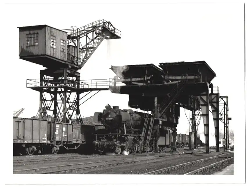 Fotografie Deutsche Bahn, Dampflok Nr. 023 037-5, Eisenbahn